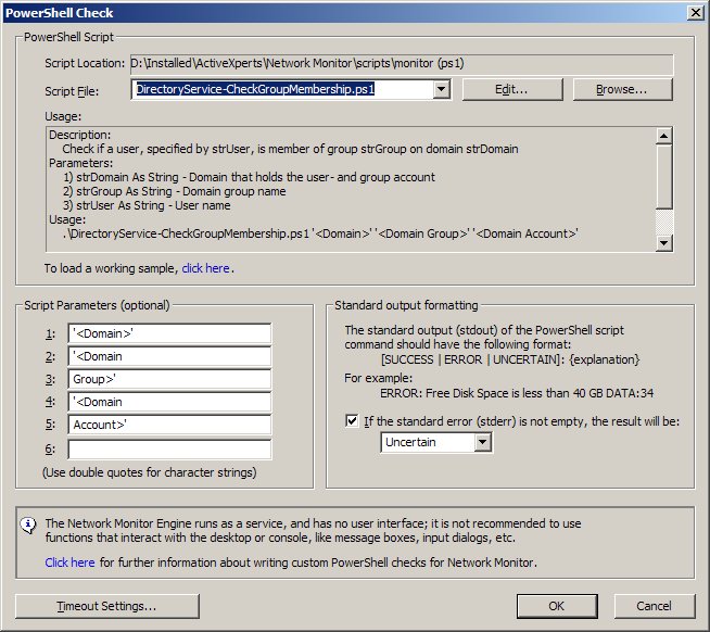 Powershell Group Membership check