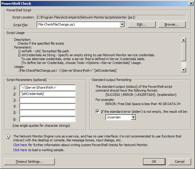 Powershell File-Change check