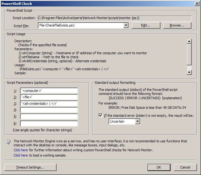 Powershell File-Exists check