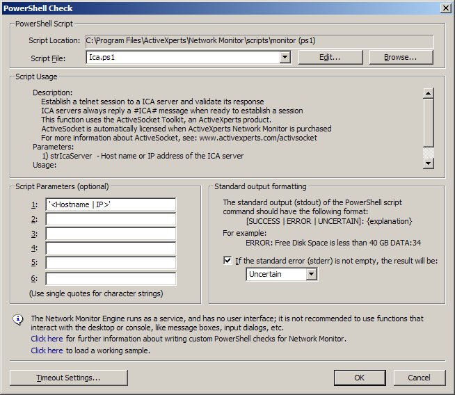 Powershell Ica check