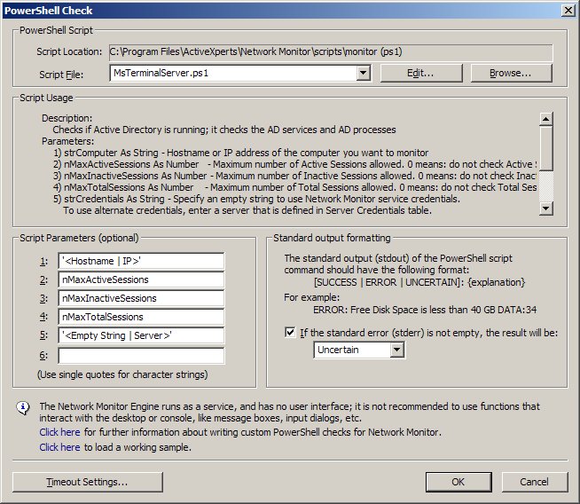 Powershell MsTerminalServer check