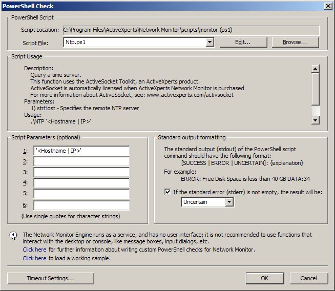 Powershell Ntp check