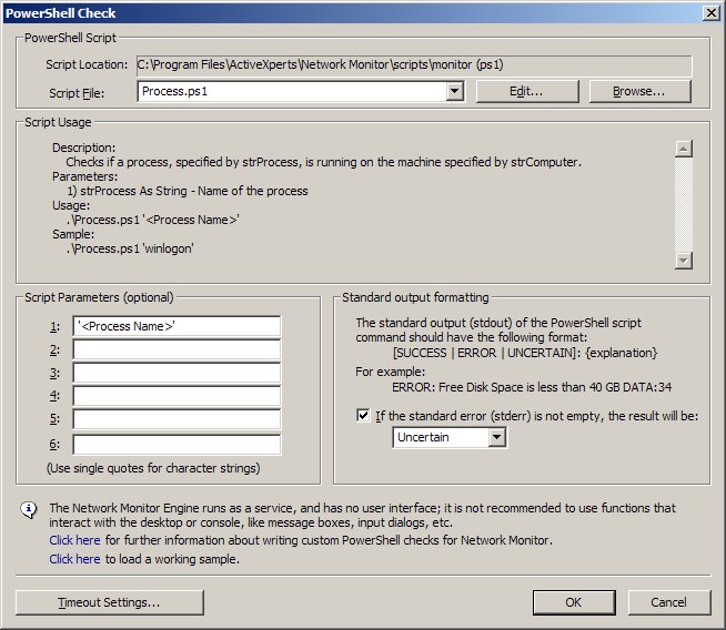 Powershell Process check