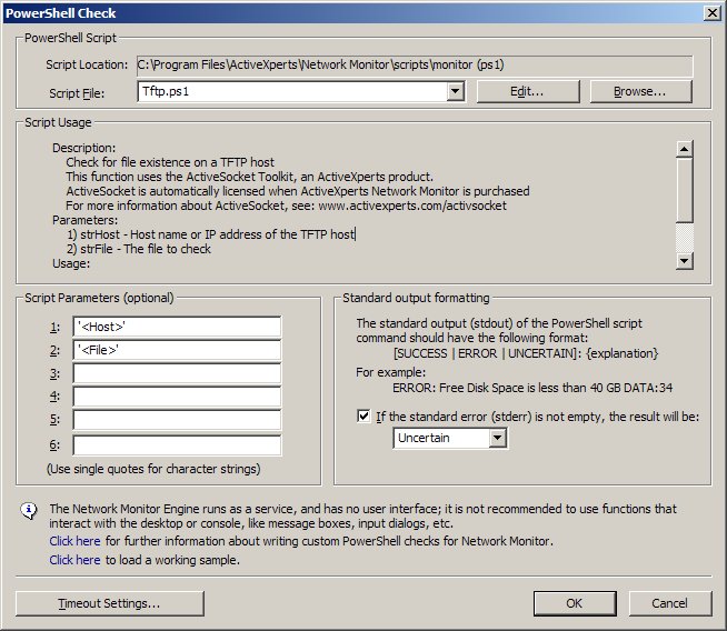 Screenshot of a Powershell Tftp check